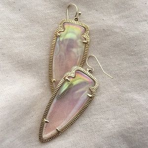 Kendra Scott Iridescent Statement Earrings